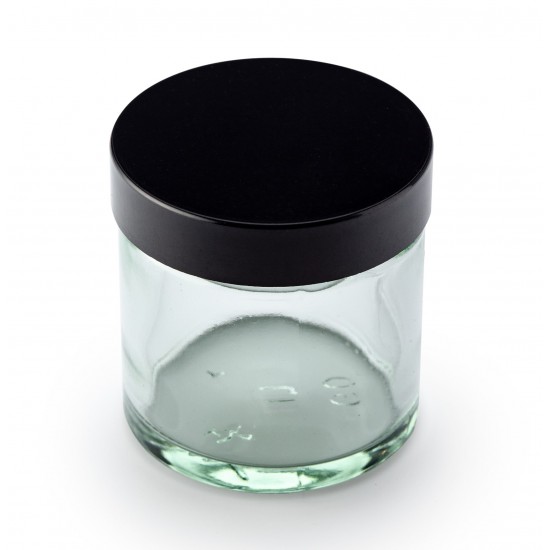 Clear Ointment Jar & Cap 120ml