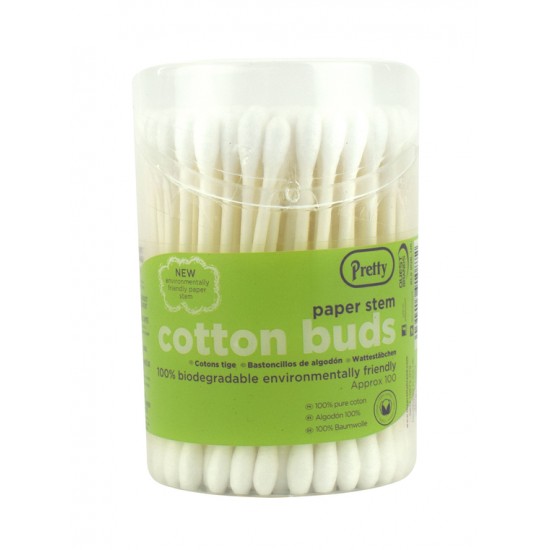 Pretty Cotton Buds 100's Paper Stem