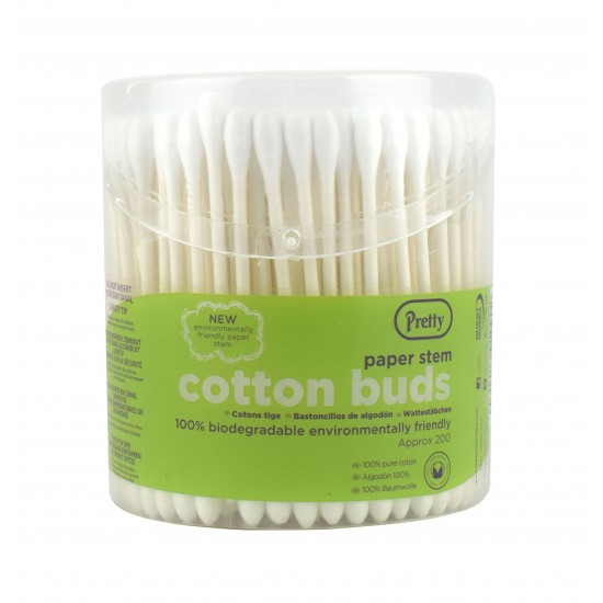 Pretty Cotton Buds 200's  Paper Stem