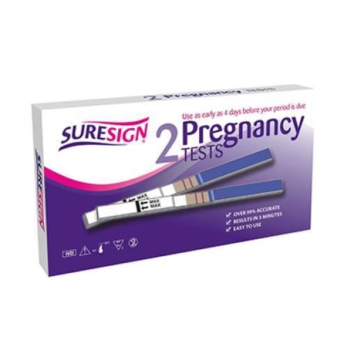 Suresign Pregnancy Test Strips - 2 Test