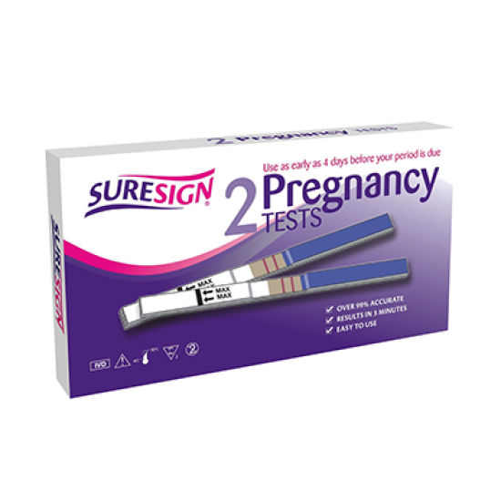 Suresign Pregnancy Test Strips 2 Tests