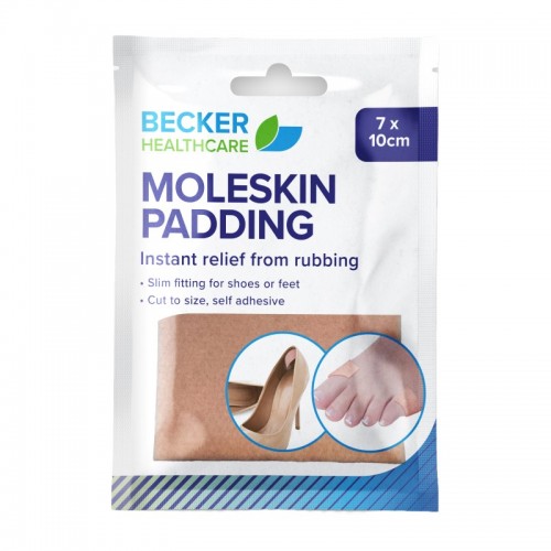 Becker Healthcare Moleskin Padding 7x10cm