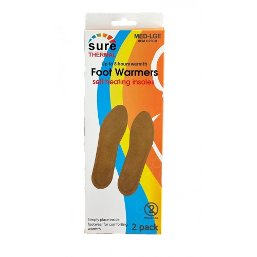 Sure Thermal Foot Warmer Pads 2's M/L