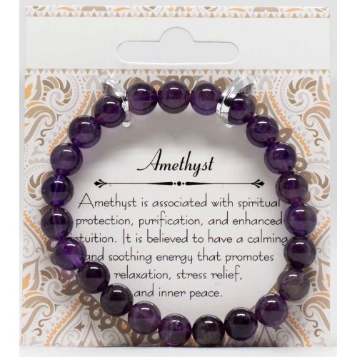 Semi Precious Jewellery Bracelet - Amethyst