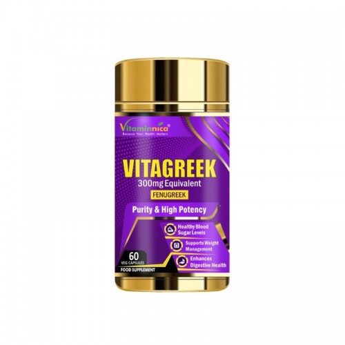 Vitaminnica Vitagreek 300mg Capsules 60's (Fenugreek)