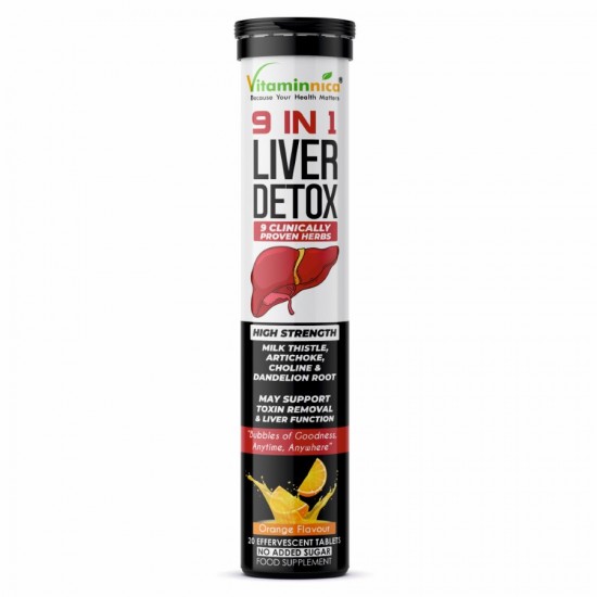 **Vitaminnica Effervescent Tablets 20's Liver Detox 9in1