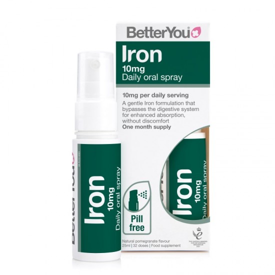 Better You Iron Daily Oral Spray 25ml 10mg 