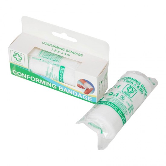 A&E Boxed Conforming Bandage 7.5cm x 4mtrs (AE33)