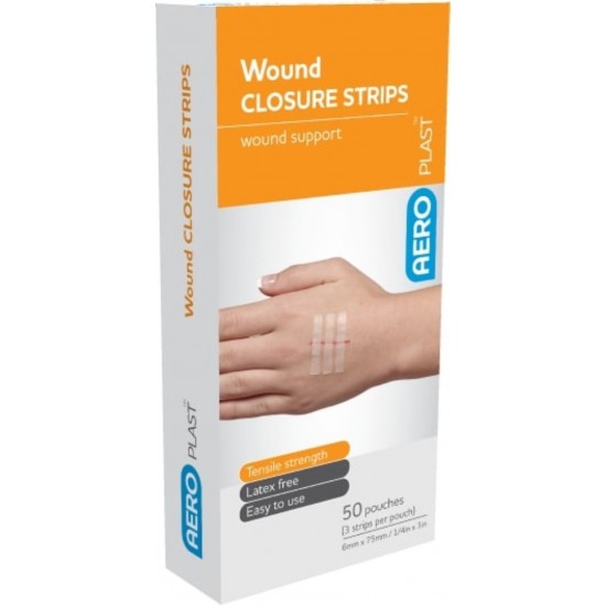 AeroPlast Wound Closures Strips 3's