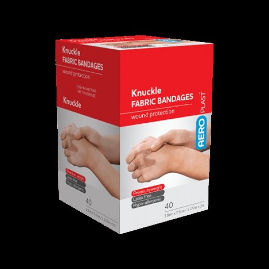 *DISCONTINUED* AeroPlast Fabric Bandages Knuckle 40's