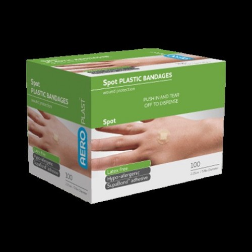 AeroPlast Plastic Bandages Spot 100's