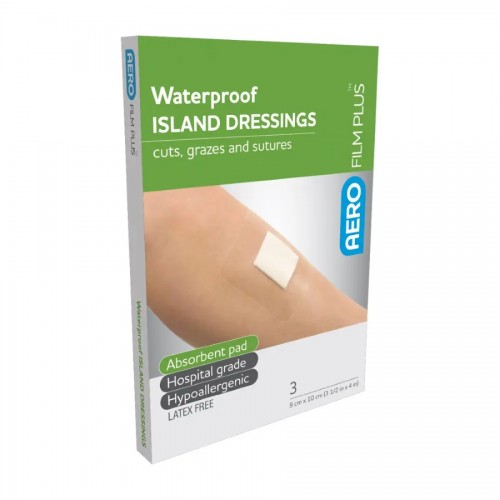 AeroFilm Plus Waterproof Island Dressing 9 x 10cm 3's
