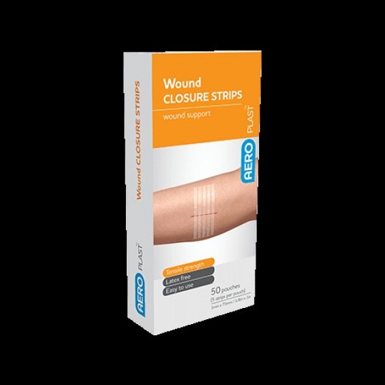 AeroPlast Wound Closures Strips 3 x 75mm - 5's