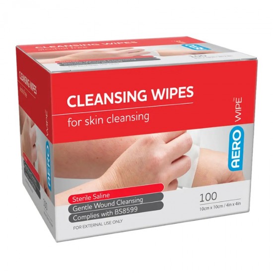 AeroWipe Cleansing Wipes 10 x 10cm 100's