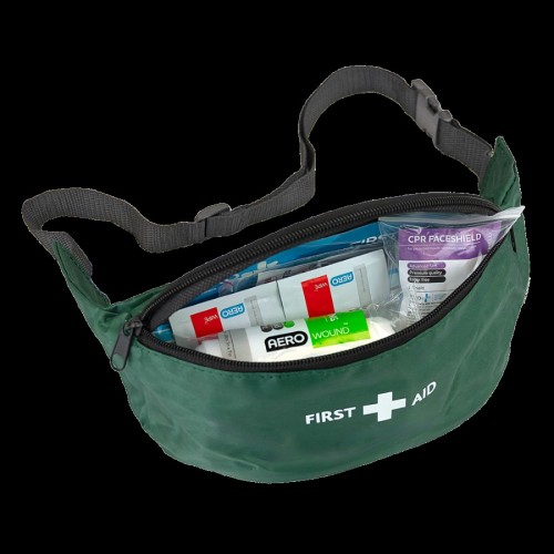 AeroKit Outdoor First Aid Kit HSE Compliant (Waist/Bum Bag)