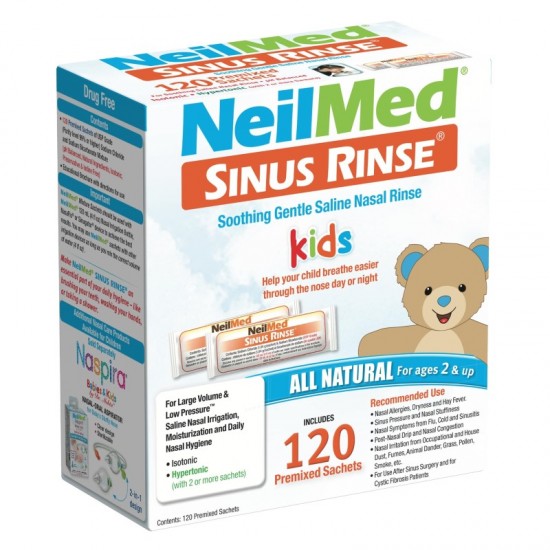 Neilmed Sinus Rinse Paediatric (Kids)120 Premixed Sachets