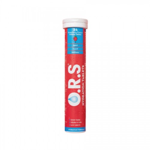 O.R.S. Hydration Tablets 24's Strawberry 