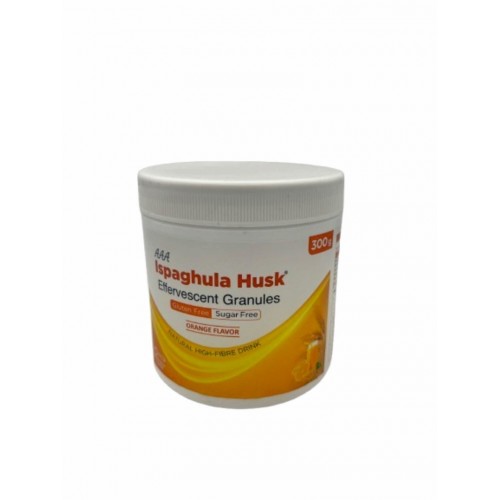 AAA Ispaghula Husk Effervescent Granules Orange 300g (tub)