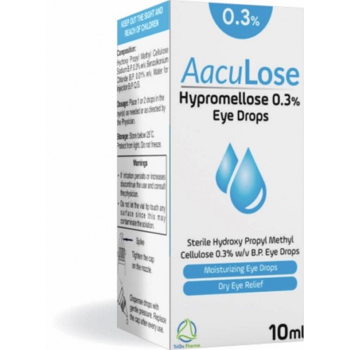 AacuLose Hypromellose Eye Drops 10ml 0.3%