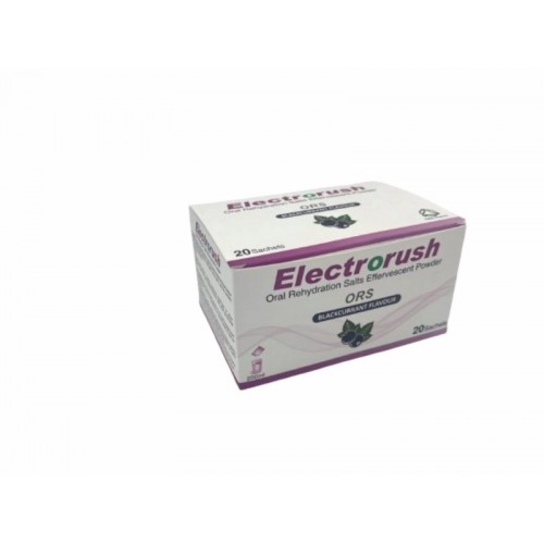 Electrorush ORS Sachets 20's Blackcurrant