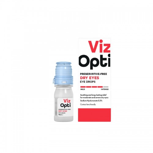 Viz Opti Eye Drops 10ml Preservative Free Dry Eyes