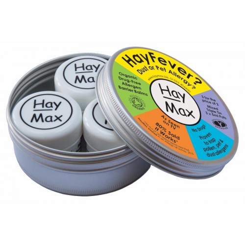 HayMax Balm Triple Tin (3 for the price of 2) ASSORTED - Aloe Vera/Lavender/Pure