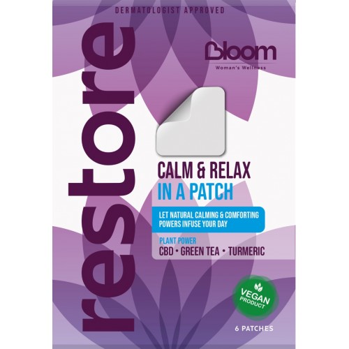 Bloom Women's Wellness Patches Restore - Calm & Relax 6's