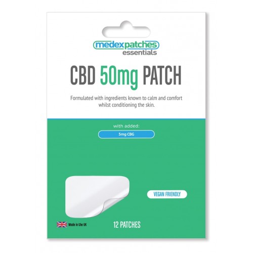 Medex Essentials Patches CBD 50mg 12's