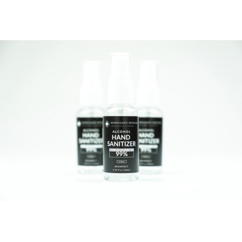 Minnigard Medical Alcohol Hand Sanitiser Spray 30ml