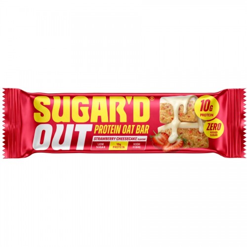 Sugar'd Out Protein Bar Strawberry Cheesecake 62g