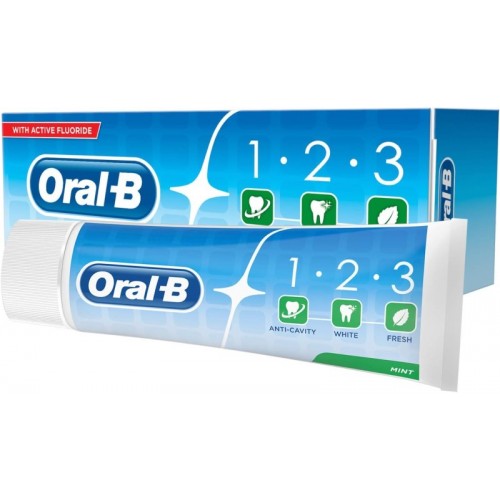 Oral-B 1-2-3 Toothpaste 75ml Extra Fresh