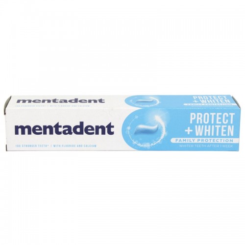 Mentadent Toothpaste 75ml Protect & Whiten