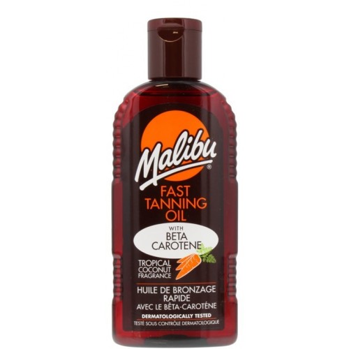 Malibu Fast Tanning Oil with Beta Carotene 200ml