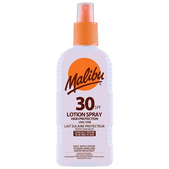 Malibu 200ml SPF 30 Lotion Spray
