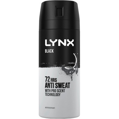 Lynx Anti-Perspirant Spray 150ml Black