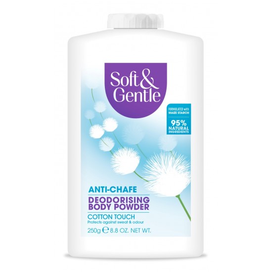 Soft & Gentle Cotton Touch Deodorising Body Powder 250g