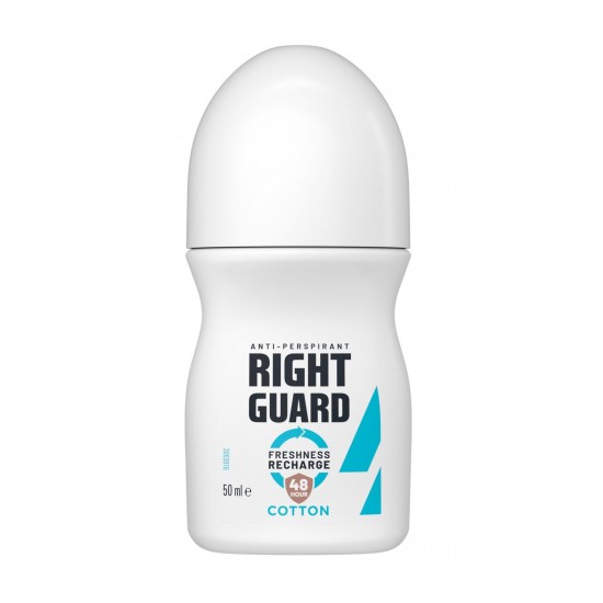 Right Guard LADIES Roll On 50ml Cotton