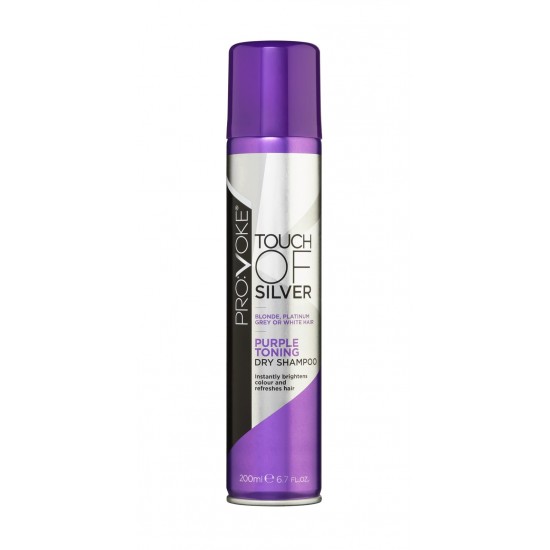 Provoke Touch of Silver Purple Toning Dry Shampoo 200ml
