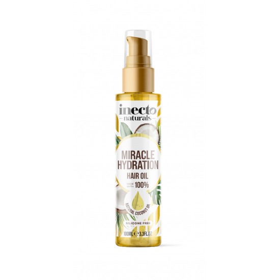 Inecto Naturals Hair Oil 100ml Miracle Hydration Coconut