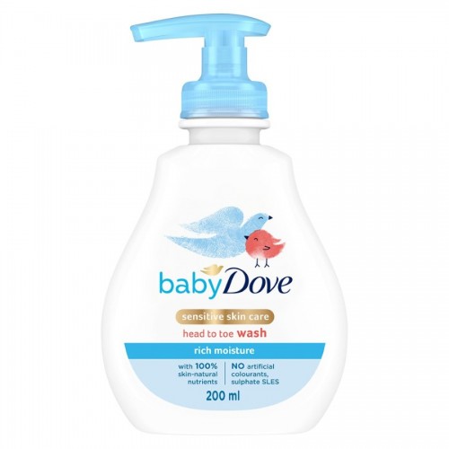 Dove Rich Moisture Baby Wash 200ml