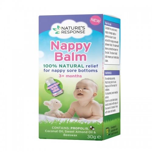 Nature's Response Nappy Balm 100% Natural 30g