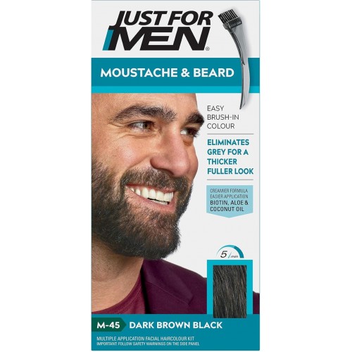 Just For Men Moustache & Beard Colour Dark Brown M45