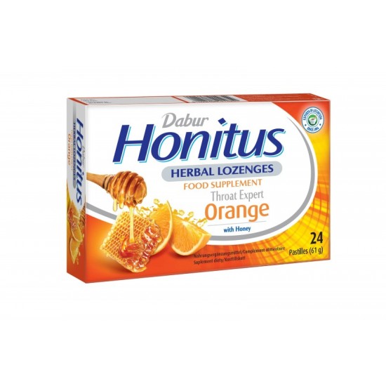 Dabur Honitus Herb Lozenges 24's Orange