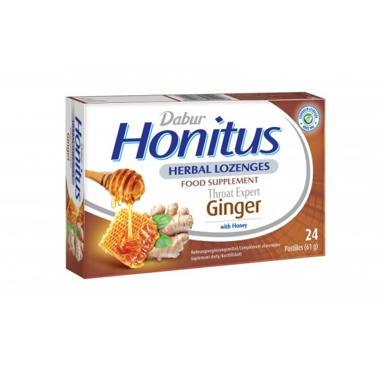 Dabur Honitus Herb Lozenges 24's Ginger
