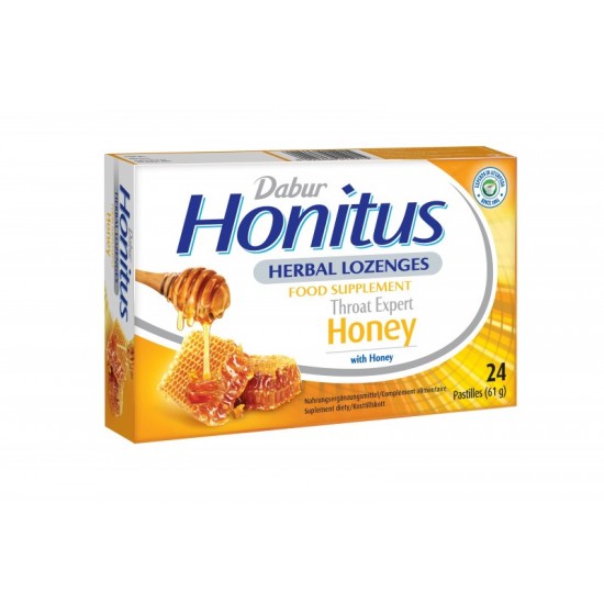Dabur Honitus Herb Lozenges 24's Honey