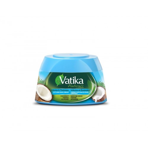 Vatika Styling Hair Cream 210ml Volume & Thickness Coconut