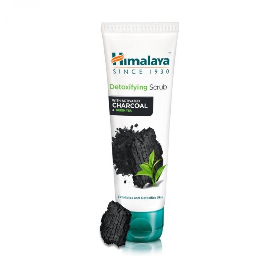 **Himalaya Herbals Face Scrub 75ml Detoxifing Charcoal