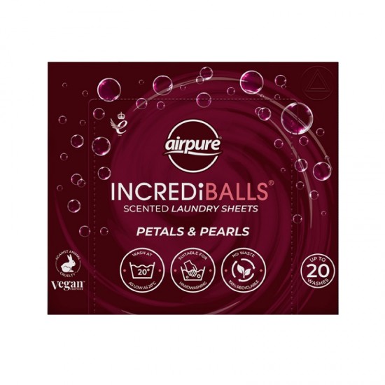 Airpure Incrediballs Laundry Sheet 24's Petals & Pearls