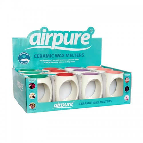 Airpure Ceramic Wax Melters Colour Assorted (Option 1)