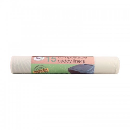 Tidyz Compostable Caddy Liners 15's 10L B0604